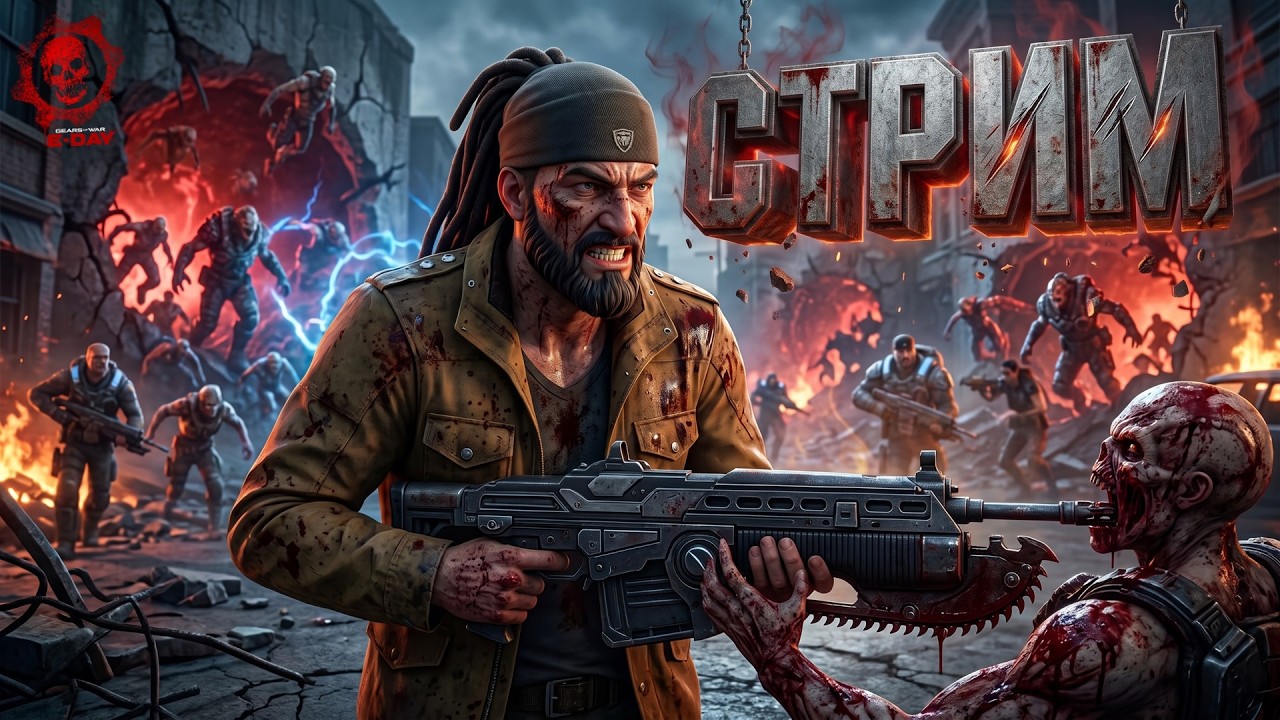 НОВЫЙ AAA ШУТЕР НА СТРИМЕ ШИМОРО! - Gears of War E-Day