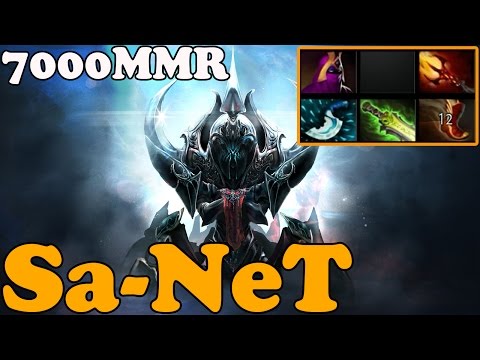Dota 2 - Sa-NeT 7000 MMR Plays Nyx Assassin - Pub Match Gameplay