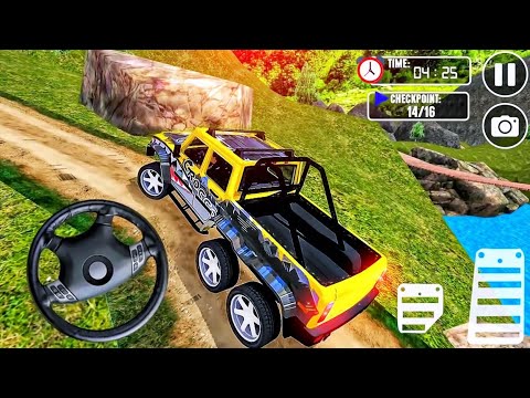 Hill Climb Jeep Hammer Mountain Driving - Offroad Extreme SUV Car Drive Simulator #17 #car #games
