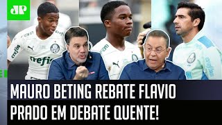‘Não, Flavio, o Endrick vai…’: Mauro Beting rebate Flavio Prado em debate quente sobre o Palmeiras