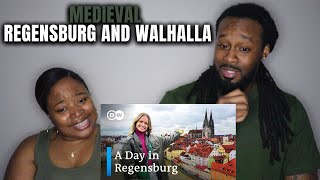 🇩🇪 American Couple First Time Seeing Medieval Regensburg and Walhalla | The Demouchets REACT Germany