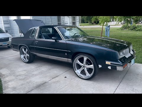 86 Cutlass Salon on 24” Savinis