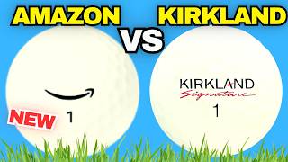 NEW Amazon Basics vs Kirkland Golf Ball! (CUT OPEN!)