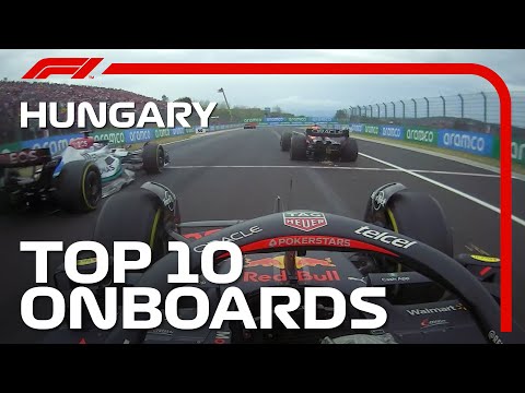 F1第13戦ハンガリーGP（ブタペスト）決勝オンボード映像まとめ