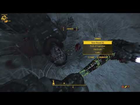 Fallout 4 Modded, Zombie World gameplay pt204  University Point