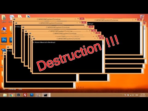 Use CMD To Destroy Any Computer In Less Than 5 Seconds !!