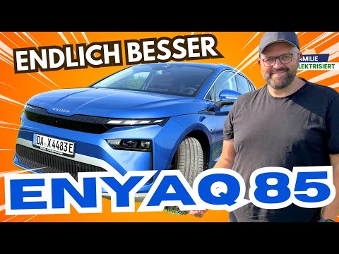 Skoda Enyaq 85 (2025): Der RIESEN Sprung? | Der ehrliche Familien-Test