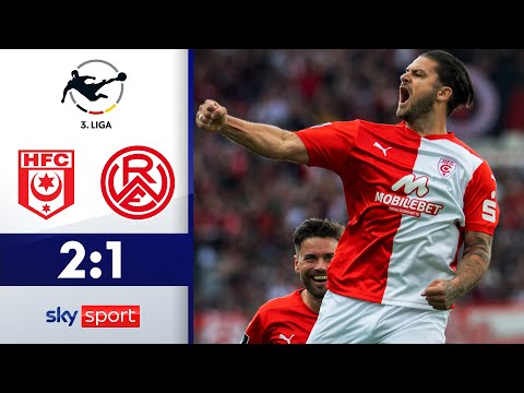 Zitterpartie zum Saisonstart | Hallescher FC - Rot-Weiss Essen | Highlights - 3. Liga 2023/24