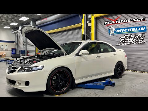 2008 Acura TSX CL9 6MT - New Mugen GP Wheel | JDM Headlight | Michelin PS4S | HardRace | BC Coilover