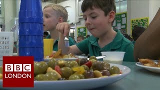 Top chefs making school dinners – BBC London News