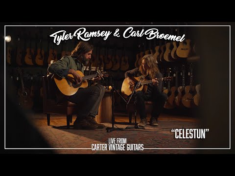 Tyler Ramsey & Carl Broemel perform "Celestun" | Live at Carter Vintage Guitars | Nashville, TN