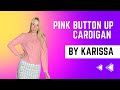 Classy Pink Cardigan For Work