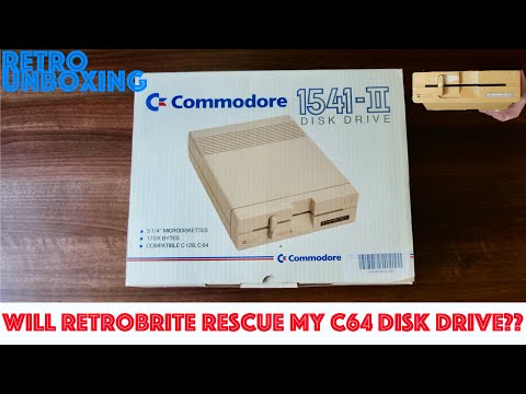 Commodore 1541-ii DISK DRIVE | eBay PURCHASE FAIL! | WILL RETROBRITE SOLVE IT? | UNBOXING PART 1