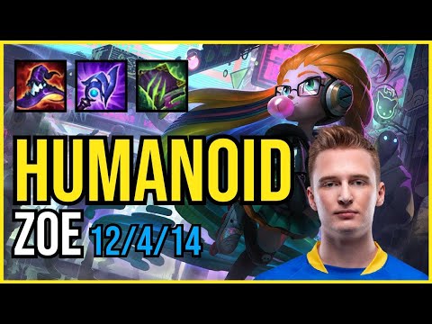 HUMANOID - ZOE vs. RYZE Mid | EUW CHALLENGER | PATCH 11.2 | QUADRAKILL