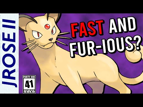 How Fast Can You Beat Pokemon Red/Blue with just a Persian?