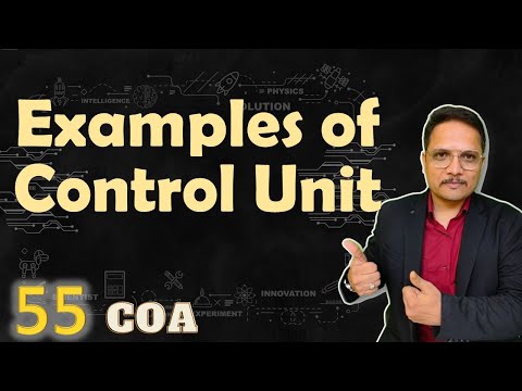 Examples of Control Unit in Computer Organization Architecture