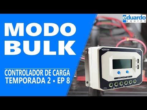 Estágios de Carga e MODO BULK no Controlador de Carga MPPT