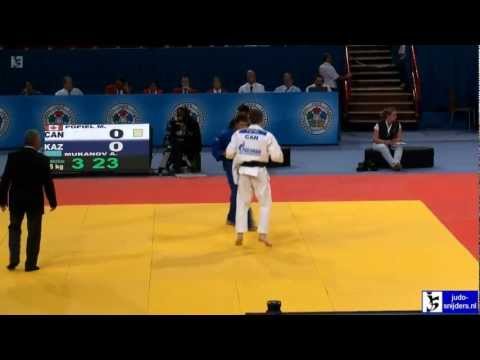 Judo 2011 World Championships Paris: Popiel (CAN) - Mukanov (KAZ) [-66kg]
