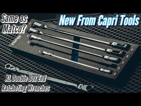 New Capri Tools XL Reversible Double Box Ratcheting Wrenches Its Matco but for Half Price