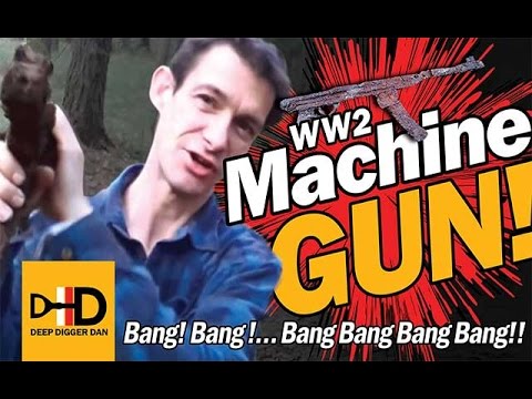 My Metal Detector Finds A WW2 Machine Gun!