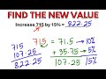 FIND THE NEW VALUE... (Numerical Ability)