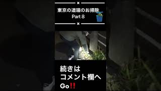 八王子の夜道のゴミ拾い、でるわでるわの⁉　#shorts