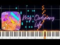 My Ordinary Life | The Living Tombstone PIANO TUTORIAL (Sheet in the description)#myordinarylife