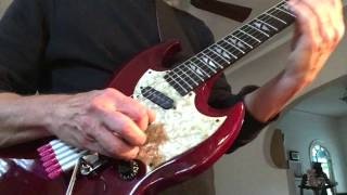 Video thumbnail for CSL Sophia.com -- CSL 2:92 w/ Global Tuner Pro on vintage red Gibson SG-90 Double by Sophia Tremolos