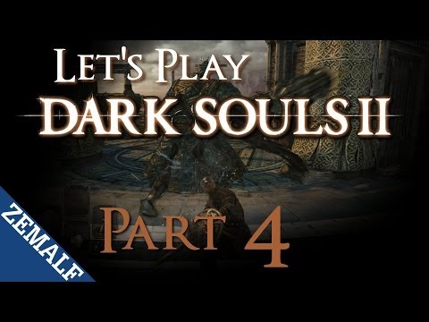 Let's Play Dark Souls 2 - Part 4 - Big Knights, Small Sword [BLIND]