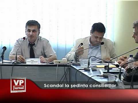 Scandal la şedinţa consilierilor