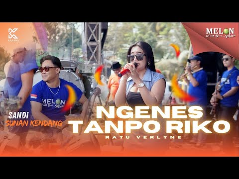 RATU VERLINE - NGENES TANPO RIKO || MELON MUSIC LIVE LAPANGAN SEMBORO LOR JEMBER