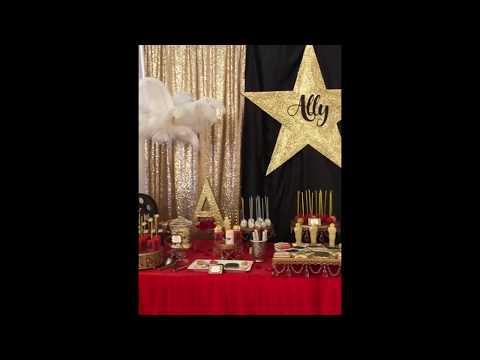 Ideas y decoración para la fiesta de Hollywood
