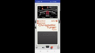 Video thumbnail for My failed attempt to demonstrate the BOSS Tuner App. by Steve Reaves Music
