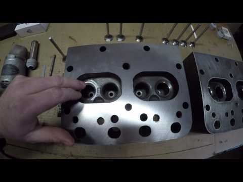 Minneapolis-Moline Prototype 445 Tractor #X231 Restoration - Part 12: Reconditioning Cylinder Heads