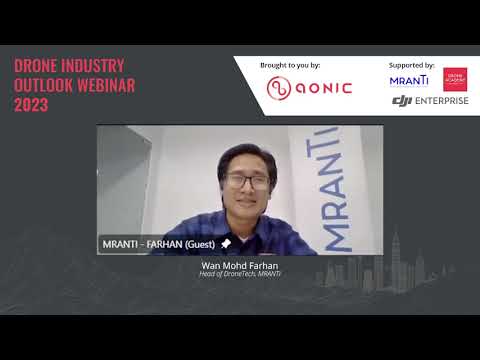 Drone Industry Outlook 2023 Webinar – Wan Mohd Farhan, MRANTI