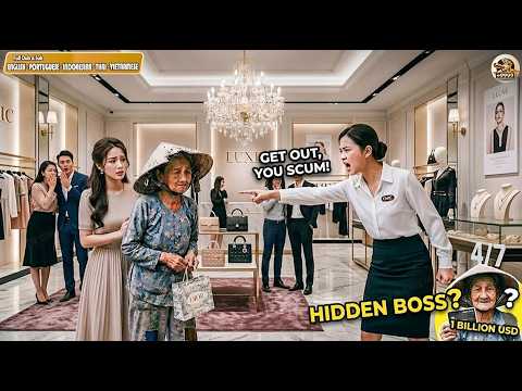 70-Year-Old Woman & Poor Girl Mocked at Luxury Store, Turns Out She's a Billionaire Buys Everything!