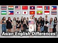 American was Shocked by 20 Asians' English Word Differences!!