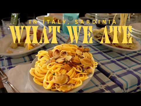 What we ate in Italy | food vlog Best Places to Eat & Drink in Sardegna