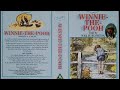 Opening To The New Adventures Of Winnie The Pooh The Masked Marauders UK VHS 1990
