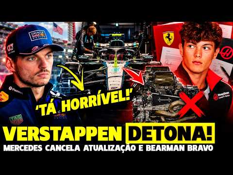 🚨VERSTAPPEN DETONA ASFALTO, DEU RUIM PRA MERCEDES E BEARMAN PRESSIONA FERRARI | FÓRMULA 1