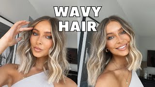 HOW TO WAVE YOUR HAIR WITH A STRAIGHTENER TUTORIAL