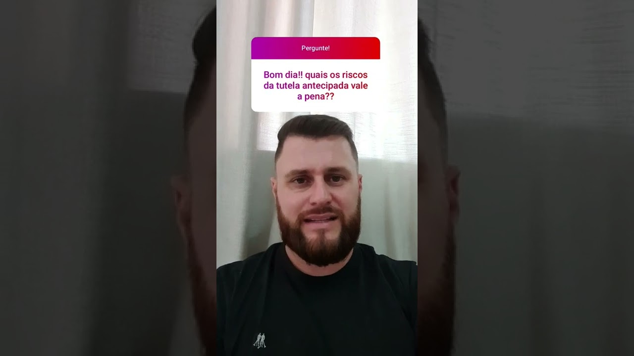 Quais os riscos da tutela antecipada? #shorts
