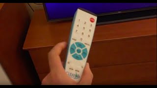 Clean remote TV input change