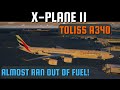 X Plane 11 Toliss A340 600 CYVR YSSY NO COMMENTARY