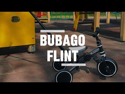 Беговел Bubago Flint BG-F-109-2 (черный/белый) - видео 1