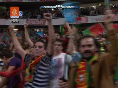 Portugal 1 0 Hungary simao sabrosa goal 10-10-2009