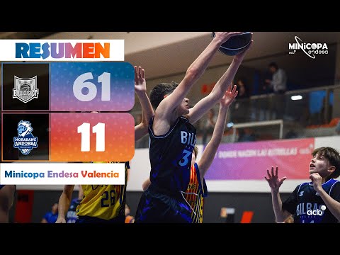 Bilbao Basket - MoraBanc Andorra Undercoverlab (61 - 11) RESUMEN | Minicopa Endesa Valencia 2025
