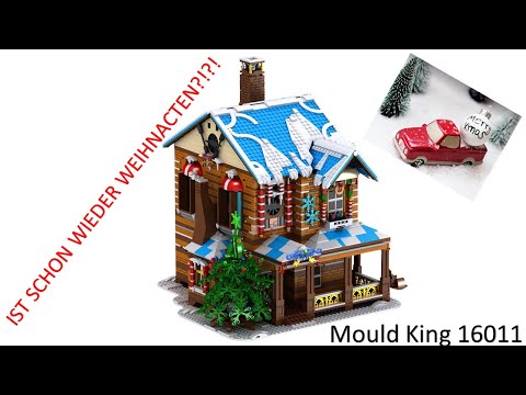 Ben's Lego ® / Klemmbausteine Welt ( World ) - Mould King - 16011 - Winterhaus - Review - Video 100