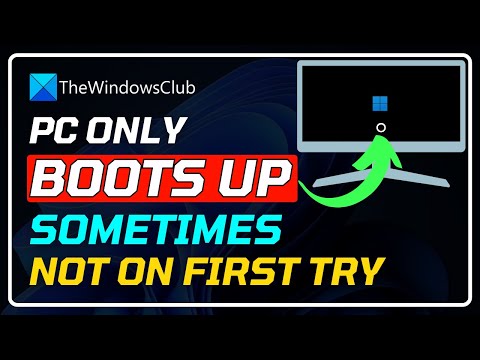 FIX: PC Won't Boot Up on First Try | PC Only Boots Up Sometimes (FIX INCLUDED)