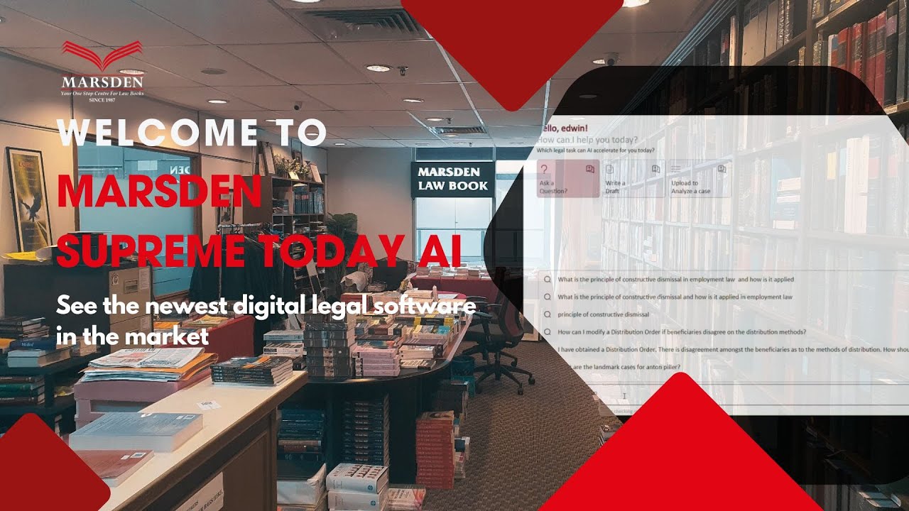 Supreme Today AI | Marsden Law Book | Basic Tutorial